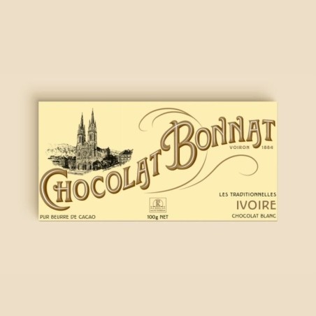 Chocolat Bonnat Blanc Ivoire