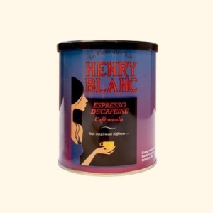 Décaféiné moulu boîte