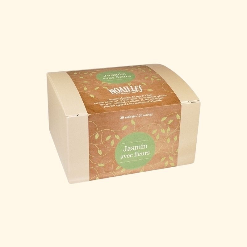 Thé au Jasmin avec fleurs