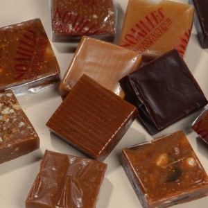 Assortiment de caramels aromatisés
