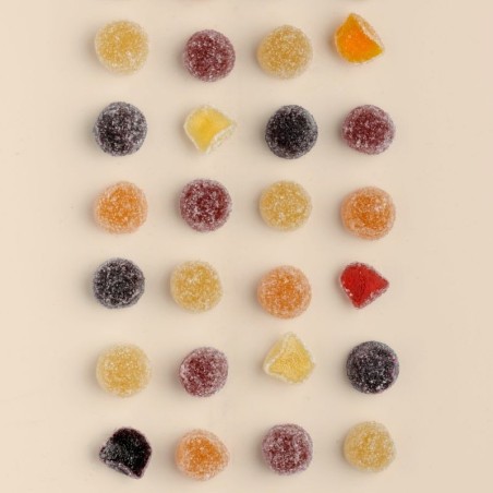 Billes de pâte de fruits