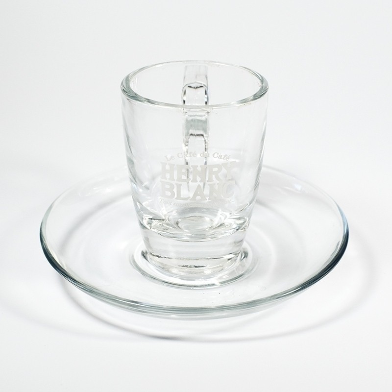 Tasse à café Henry Blanc verre
