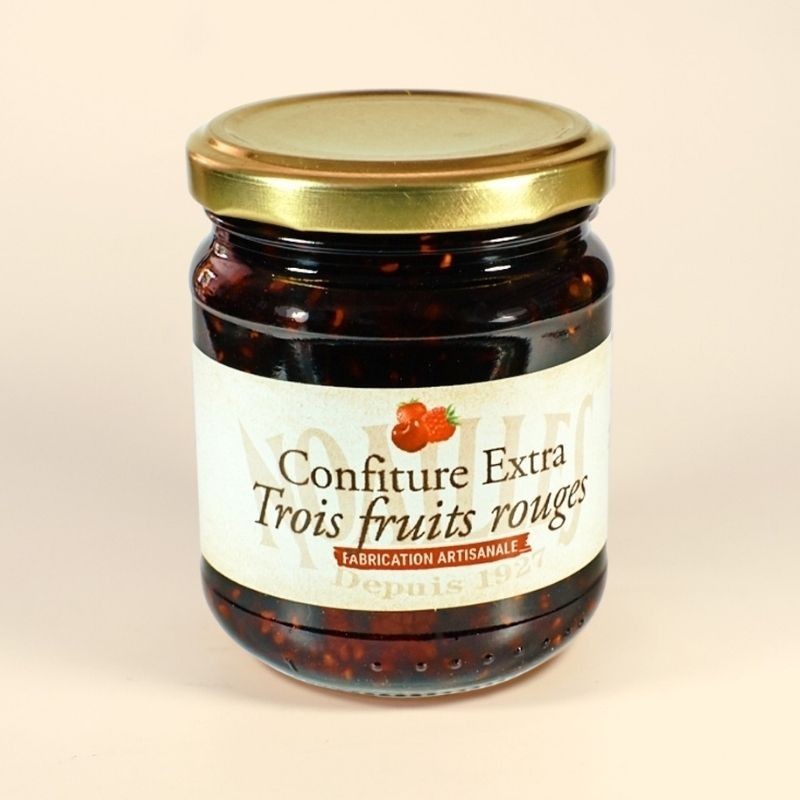 Confiture aux 3 Fruits Rouges