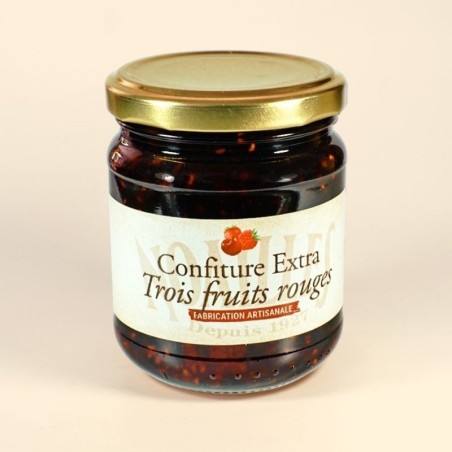 Confiture aux 3 Fruits Rouges