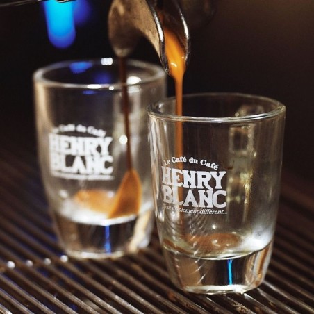 Tasse à café Henry Blanc verre