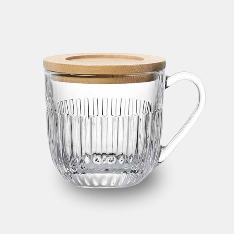 Lot de 2 tasses avec couvercle
