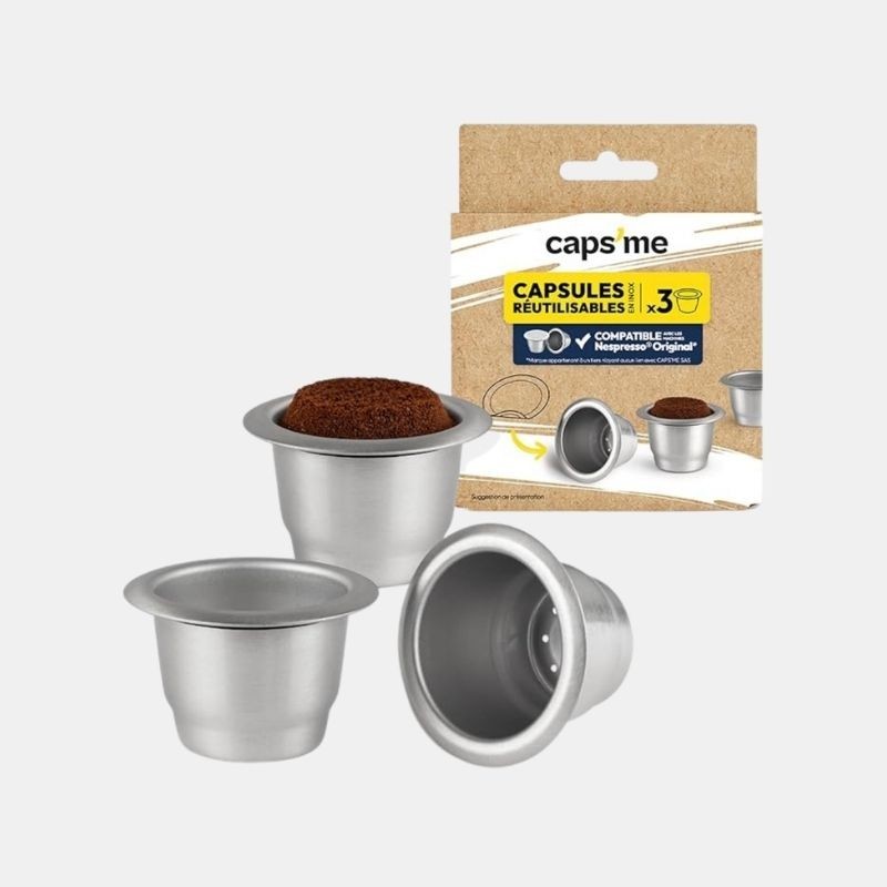 Capsules réutilisables compatibles Nespresso® Original – Lot de 3