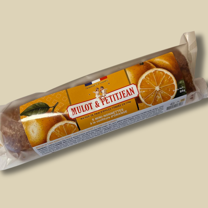 5 Mini-Nonnettes orange