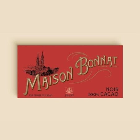 Chocolat Bonnat Cacao 100%