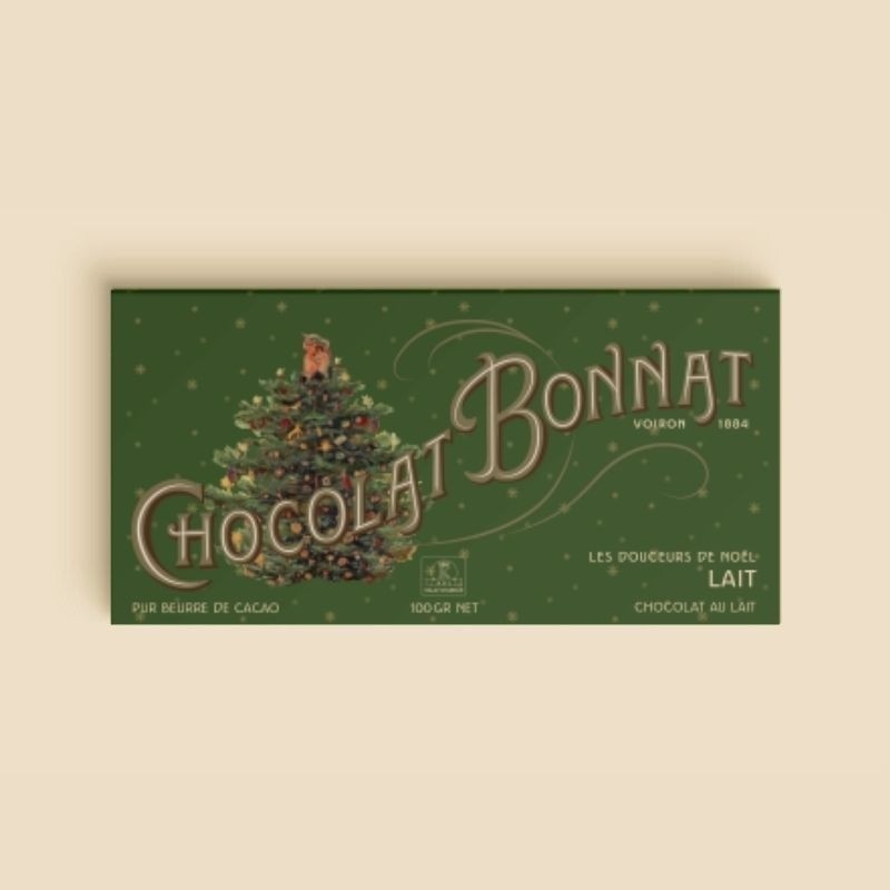 Chocolat Bonnat au Lait de Noël