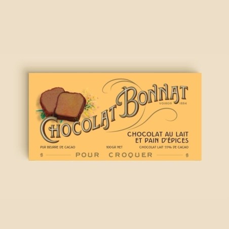 Chocolat Bonnat au Lait et Pain d'épices