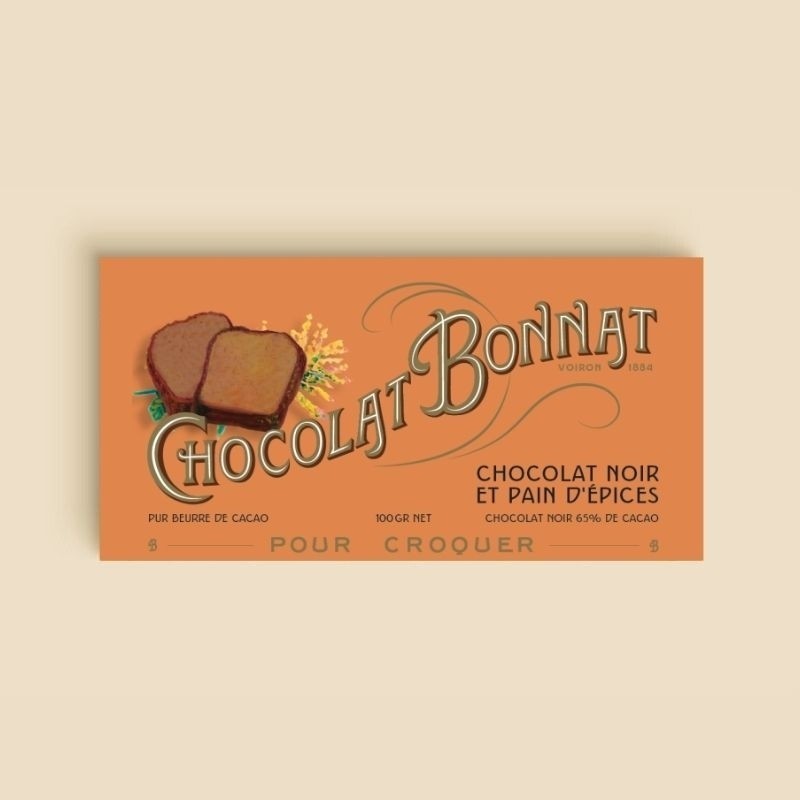 Chocolat Bonnat Noir et Pain d'épices